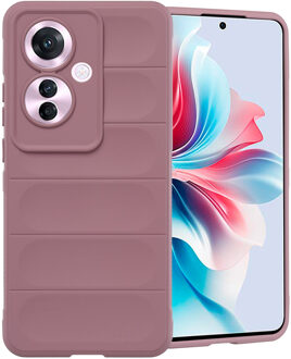 Imoshion EasyGrip Backcover voor de Oppo Reno 11 F - Paars