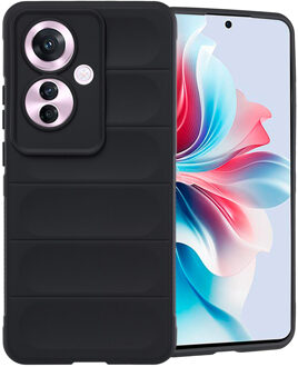 Imoshion EasyGrip Backcover voor de Oppo Reno 11 F - Zwart