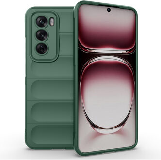 Imoshion EasyGrip Backcover voor de Oppo Reno 12 - Donkergroen