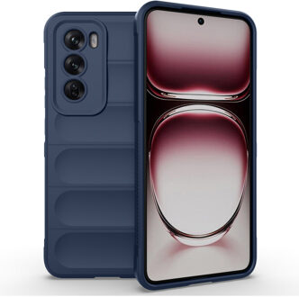 Imoshion EasyGrip Backcover voor de Oppo Reno 12 Pro - Donkerblauw