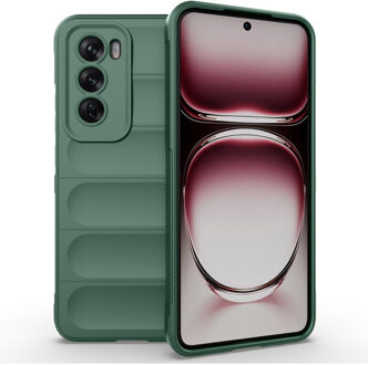 Imoshion EasyGrip Backcover voor de Oppo Reno 12 Pro - Donkergroen