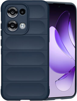 Imoshion EasyGrip Backcover voor de Oppo Reno 13 - Donkerblauw
