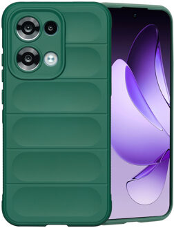 Imoshion EasyGrip Backcover voor de Oppo Reno 13 - Donkergroen