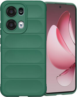 Imoshion EasyGrip Backcover voor de Oppo Reno 13 Pro - Donkergroen