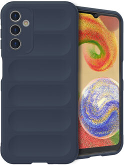 Imoshion EasyGrip Backcover voor de Samsung Galaxy A14 (5G/4G) - Donkerblauw