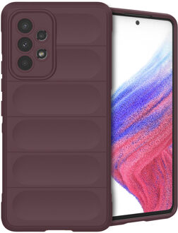 Imoshion EasyGrip Backcover voor de Samsung Galaxy A53 - Aubergine