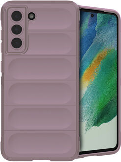 Imoshion EasyGrip Backcover voor de Samsung Galaxy S21 FE - Paars