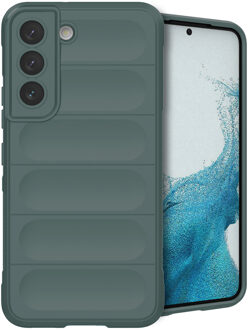 Imoshion EasyGrip Backcover voor de Samsung Galaxy S22 - Donkergroen