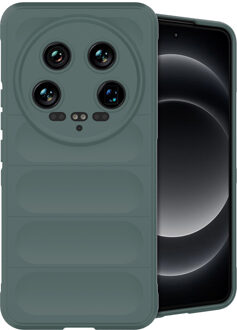 Imoshion EasyGrip Backcover voor de Xiaomi 14 Ultra - Donkergroen