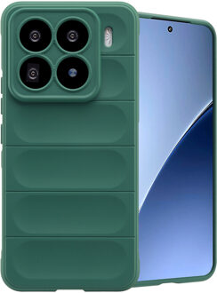 Imoshion EasyGrip Backcover voor de Xiaomi 15 Pro - Donkergroen