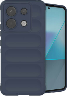 Imoshion EasyGrip Backcover voor de Xiaomi Poco X6 Pro - Donkerblauw