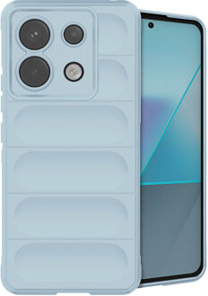 Imoshion EasyGrip Backcover voor de Xiaomi Poco X6 Pro - Lichtblauw