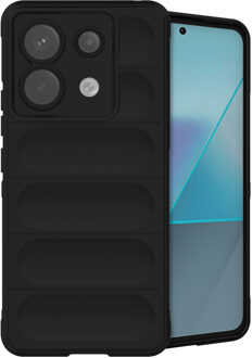 Imoshion EasyGrip Backcover voor de Xiaomi Poco X6 Pro - Zwart