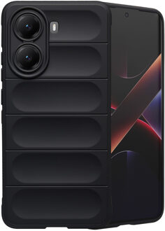 Imoshion EasyGrip Backcover voor de Xiaomi Poco X7 Pro - Zwart