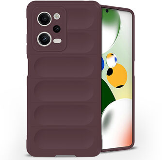 Imoshion EasyGrip Backcover voor de Xiaomi Redmi Note 12 Pro (5G) - Aubergine