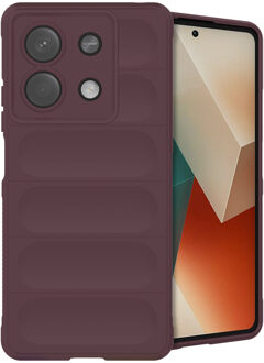 Imoshion EasyGrip Backcover voor de Xiaomi Redmi Note 13 (5G) - Aubergine