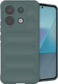 Imoshion EasyGrip Backcover voor de Xiaomi Redmi Note 13 Pro (5G) - Donkergroen