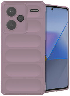 Imoshion EasyGrip Backcover voor de Xiaomi Redmi Note 13 Pro Plus (5G) - Paars