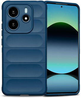 Imoshion EasyGrip Backcover voor de Xiaomi Redmi Note 14 (5G) - Donkerblauw