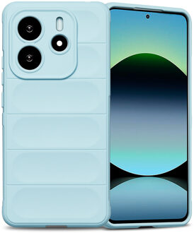 Imoshion EasyGrip Backcover voor de Xiaomi Redmi Note 14 (5G) - Lichtblauw