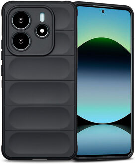 Imoshion EasyGrip Backcover voor de Xiaomi Redmi Note 14 (5G) - Zwart