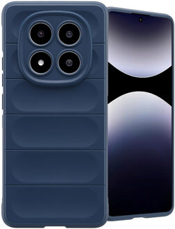 Imoshion EasyGrip Backcover voor de Xiaomi Redmi Note 14 Pro (5G) - Donkerblauw