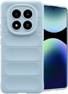 Imoshion EasyGrip Backcover voor de Xiaomi Redmi Note 14 Pro Plus (5G) - Lichtblauw