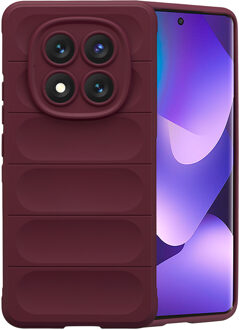 Imoshion EasyGrip Backcover voor de Xiaomi Redmi Note 15 (5G) - Aubergine Paars