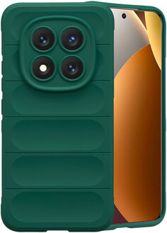 Imoshion EasyGrip Backcover voor de Xiaomi Redmi Note 15 Pro Plus (5G) - Donkergroen