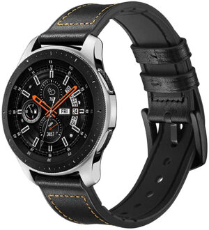 Imoshion Echt Lederen Smartwatch Bandje Voor De Samsung Gear S3 Classic - Zwart