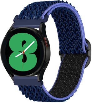 Imoshion Elastisch nylon bandje voor de Samsung Galaxy Watch 7 40/44 mm - Donkerblauw - 44 mm