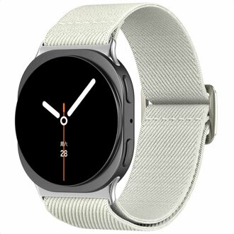 Imoshion Elastisch nylon bandje voor de Samsung Galaxy Watch 8 (40/44mm) / Classic (46mm) - Beige - 44mm