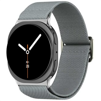Imoshion Elastisch nylon bandje voor de Samsung Galaxy Watch 8 (40/44mm) / Classic (46mm) - Grijs - 44mm
