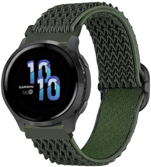 Imoshion Elastisch nylonbandje - Universeel 22 mm aansluiting - Donkergroen - One size