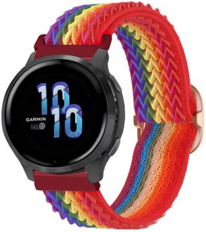 Imoshion Elastisch nylonbandje - Universeel 22 mm aansluiting - Rainbow Meerkleurig - One size