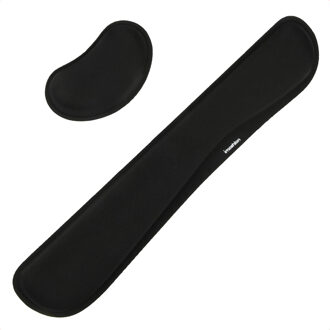 Imoshion Ergonomische Polssteun - voor Toetsenbord en Muis - Zwart - One size