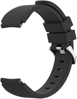 Imoshion Flexibel Siliconen bandje voor de Samsung Galaxy Watch 7 (40/44mm) - Zwart - 44mm