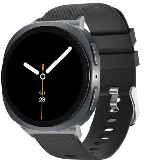 Imoshion Flexibel Siliconen bandje voor de Samsung Galaxy Watch 8 (Classic) - 40 / 44 / 46mm - Zwart