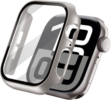 Imoshion Full Cover Hardcase voor de Apple Watch 10 / 11 - 42 mm - Titanium Grijs