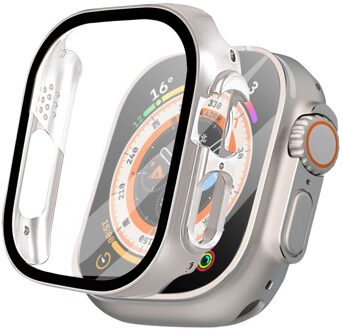 Imoshion Full Cover Hardcase voor de Apple Watch Ultra / Ultra 2 / Ultra 3 - 49 mm - Titanium Zilver