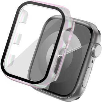 Imoshion Full Cover Shiny Hardcase voor de Apple Watch Series 1 / 2 / 3 - 38 mm - Pearlescent Transparant