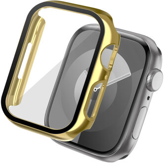 Imoshion Full Cover Shiny Hardcase voor de Apple Watch Series 7 / 8 / 9 - 41 mm - Goud