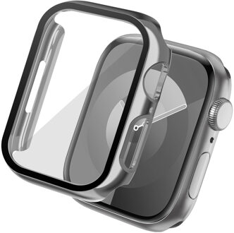 Imoshion Full Cover Shiny Hardcase voor de Apple Watch Series 7 / 8 / 9 - 41 mm - Zilver