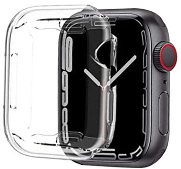 Imoshion Full Cover Softcase voor de Apple Watch Series 7 / 8 / 9 - 45 mm - Transparant