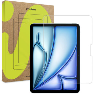 Imoshion Gehard glas screenprotector voor de Apple iPad Air 11 inch (2026) M4 / (2025) M3 / (2024) M2 / iPad 11 (2025) A16 / iPad 10 (2022) Transparant - 1 inch