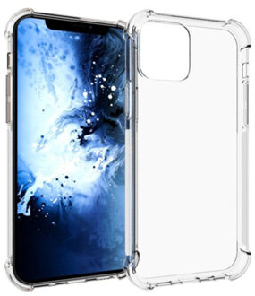 Imoshion iPhone 12 Mini hoesje - iPhone 12 Mini case - hoesje iPhone 12 Mini - Siliconen hoesje - Transparant - iMoshion Shockproof Case