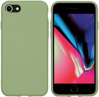 Imoshion iPhone 8 hoesje - iPhone 7 hoesje - iPhone SE 2020 hoesje - hoesje iPhone SE 2020 - hoesje iPhone 8 - hoesje iPhone 7 - Siliconen hoesje - Groen - iMoshion Color Backcover