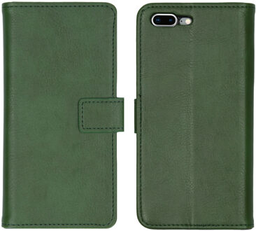 Imoshion iPhone 8 Plus hoesje bookcase - iPhone 7 Plus hoesje bookcase - iPhone 8 Plus bookcase - telefoonhoesje iPhone 8 Plus bookcase - hoesje iPhone 8 Plus bookcase - Kunstleer - Groen - iMoshion Luxe Lederen Bookcase