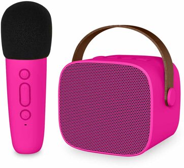 Imoshion Kids Karaoke Set - Speaker en microfoon - Hot Pink Roze - One size