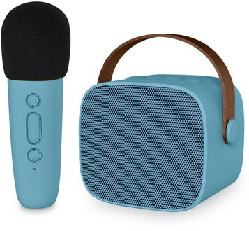 Imoshion Kids Karaoke Set - Speaker en microfoon - Soft Blue Blauw - One size